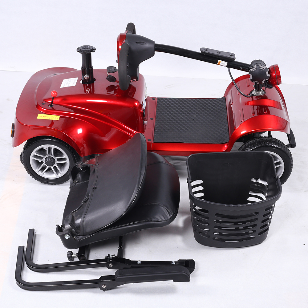 Scooter de mobilidade elétrica de 4 rodas 24v 250w para deficientes