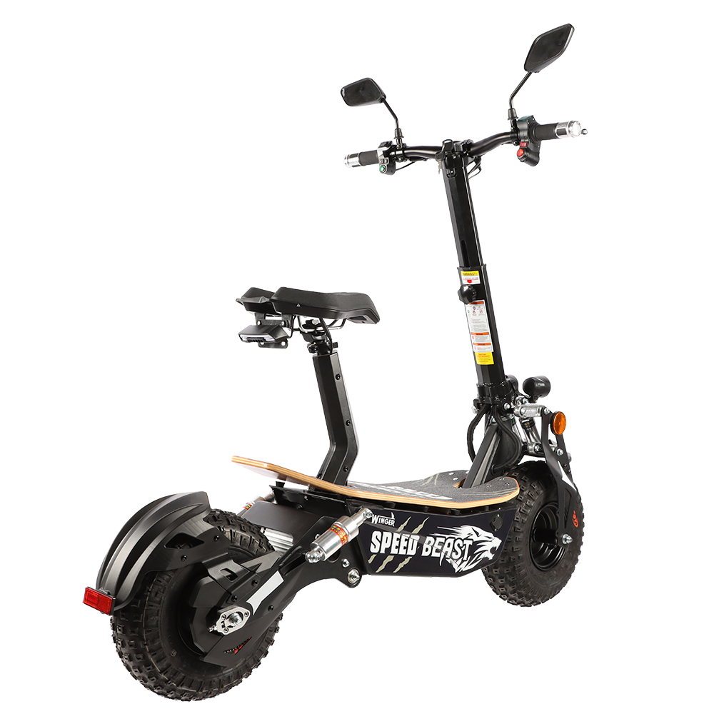 Potente Scooter Elétrica de Roda Grande de 14 polegadas 3000W