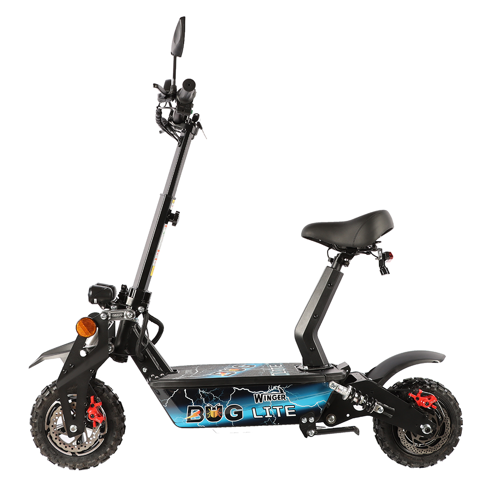 WINGER BUG LITE off road 48v 12ah scooter elétrico com motor de cubo de 1600w