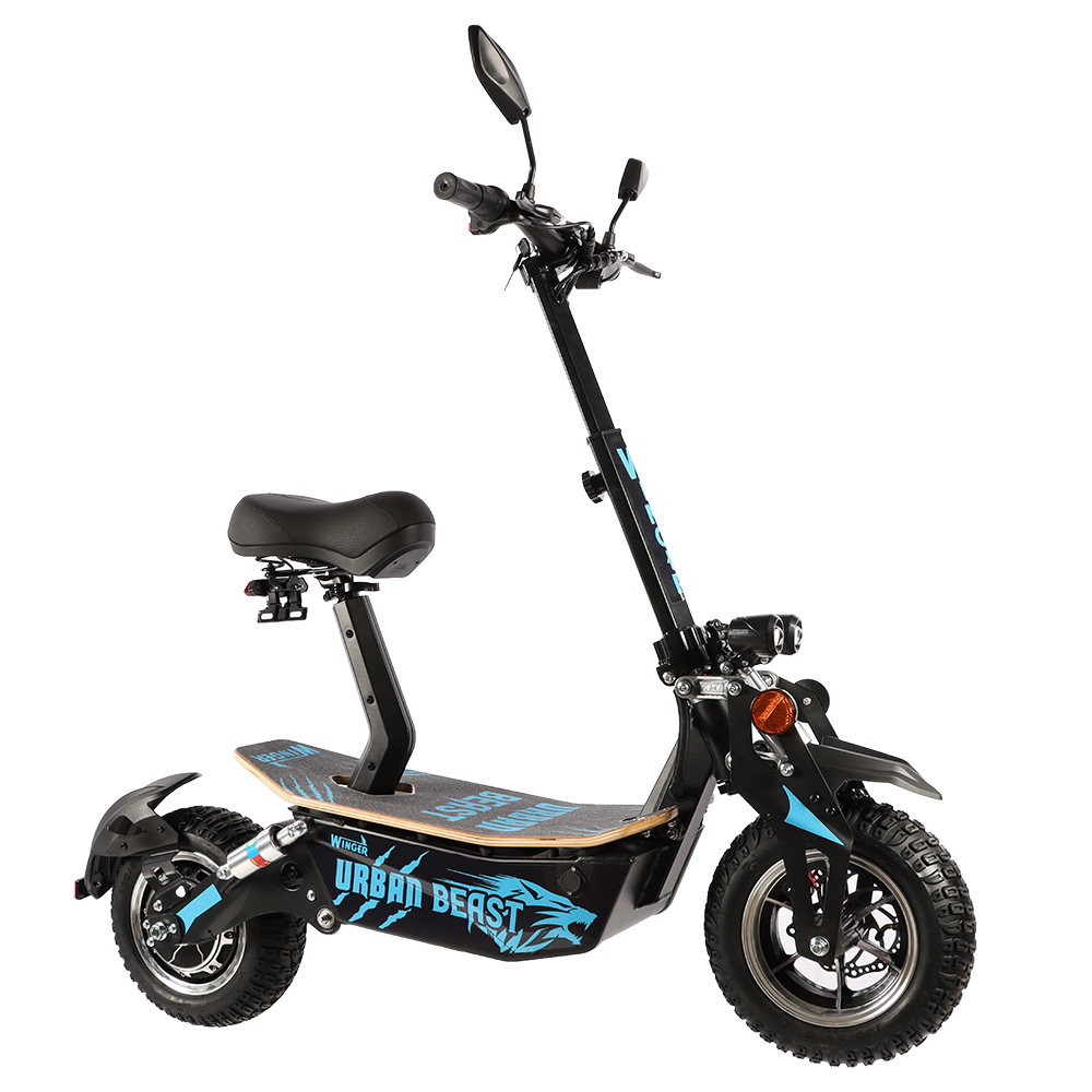 Scooter elétrica Winger URBAN BEAST 50km/h com 2 luzes led frontais