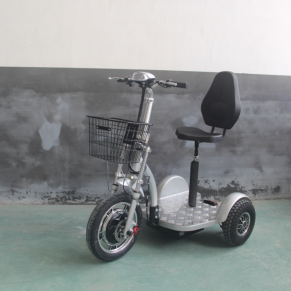 Scooter trike elétrico poderoso de 1000 W com preço barato scooter zappy de 3 rodas