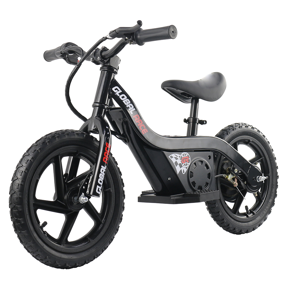 Bicicleta elétrica de equilíbrio para crianças, 24v, 100w, 4ah, sem pedal, bicicleta elétrica de brinquedo infantil de 12 polegadas