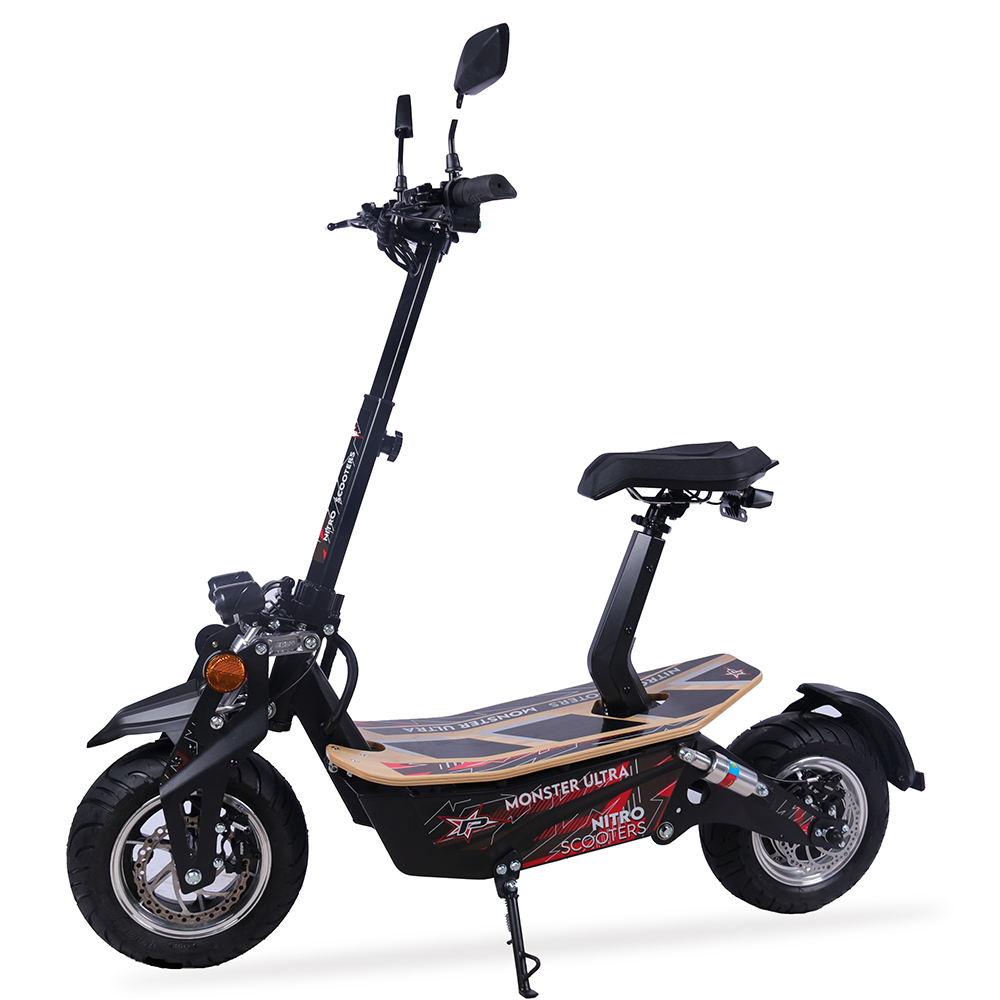 Scooter elétrico com motor de cubo de roda grande Winger 48v 1600w