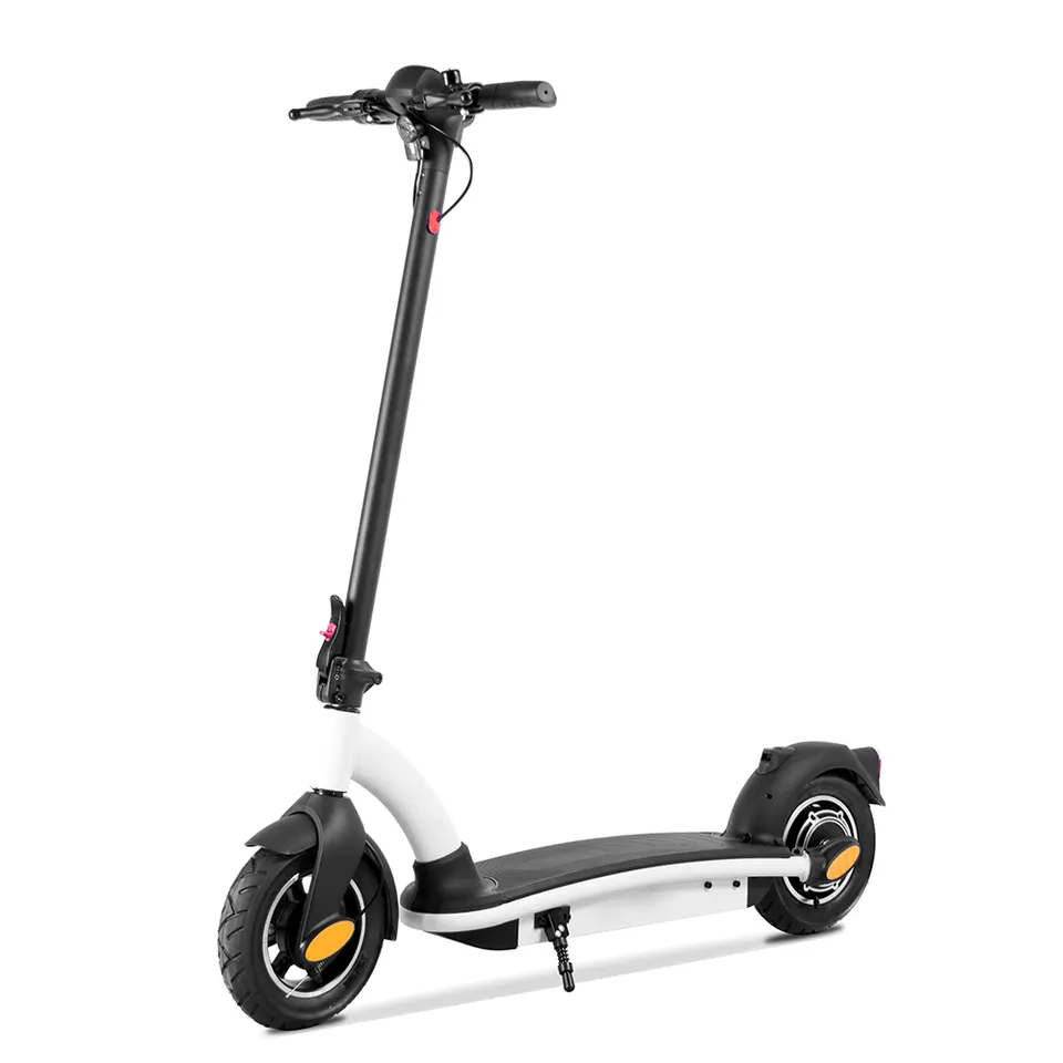 Scooters elétricos com estrutura de liga de alumínio 36V 7.8A lítio 350W preto dobrável e scooter