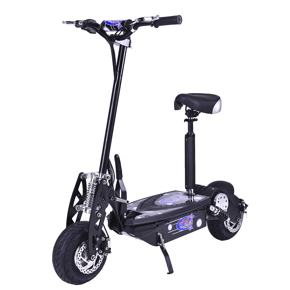 Scooter elétrico com motor turbo de 1600w, velocidade rápida, 2 rodas, e scooter