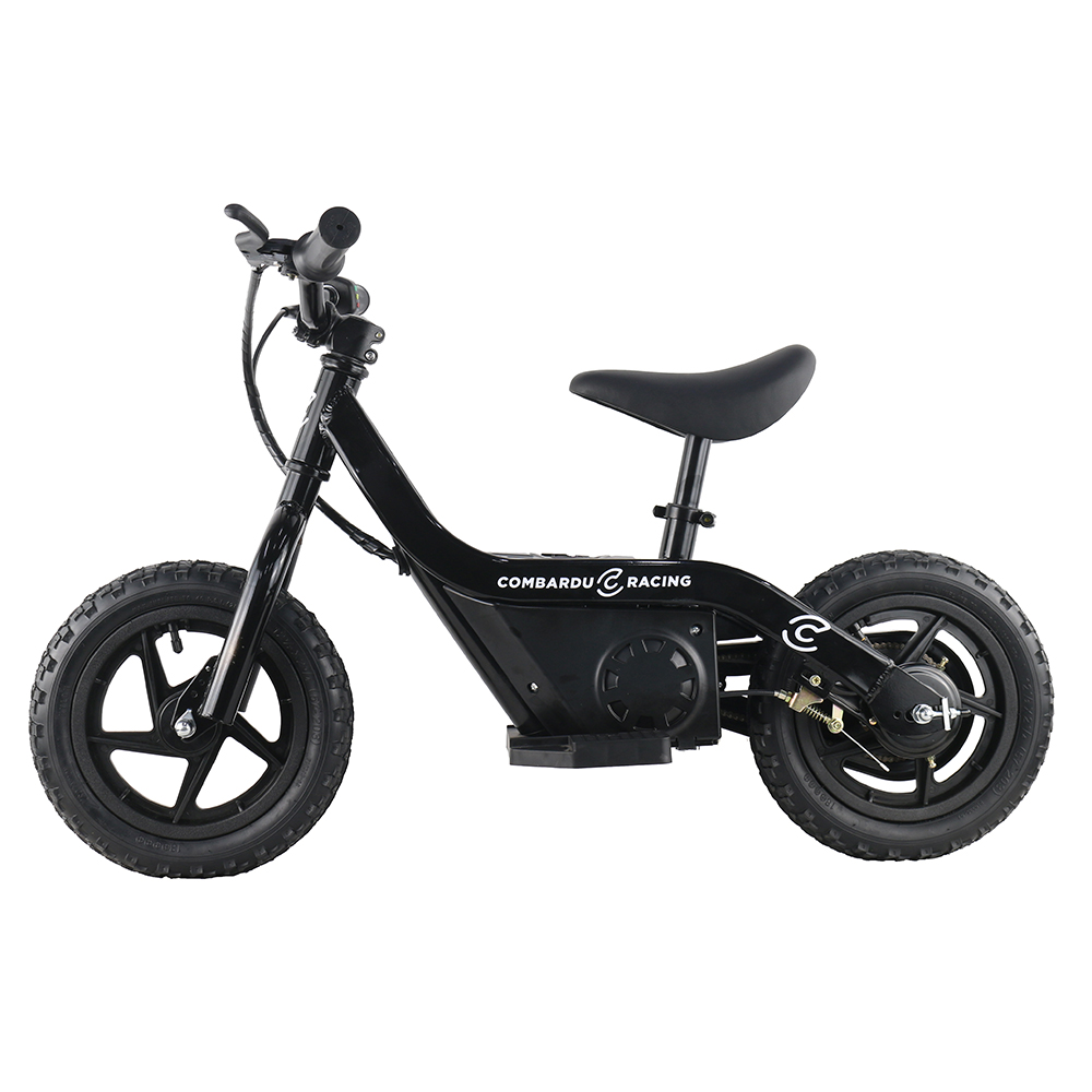 Bicicleta elétrica de equilíbrio para crianças, 24v, 100w, 4ah, sem pedal, bicicleta elétrica de brinquedo infantil de 12 polegadas