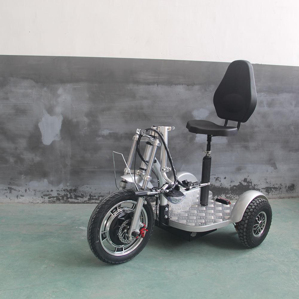 Scooter trike elétrico poderoso de 1000 W com preço barato scooter zappy de 3 rodas