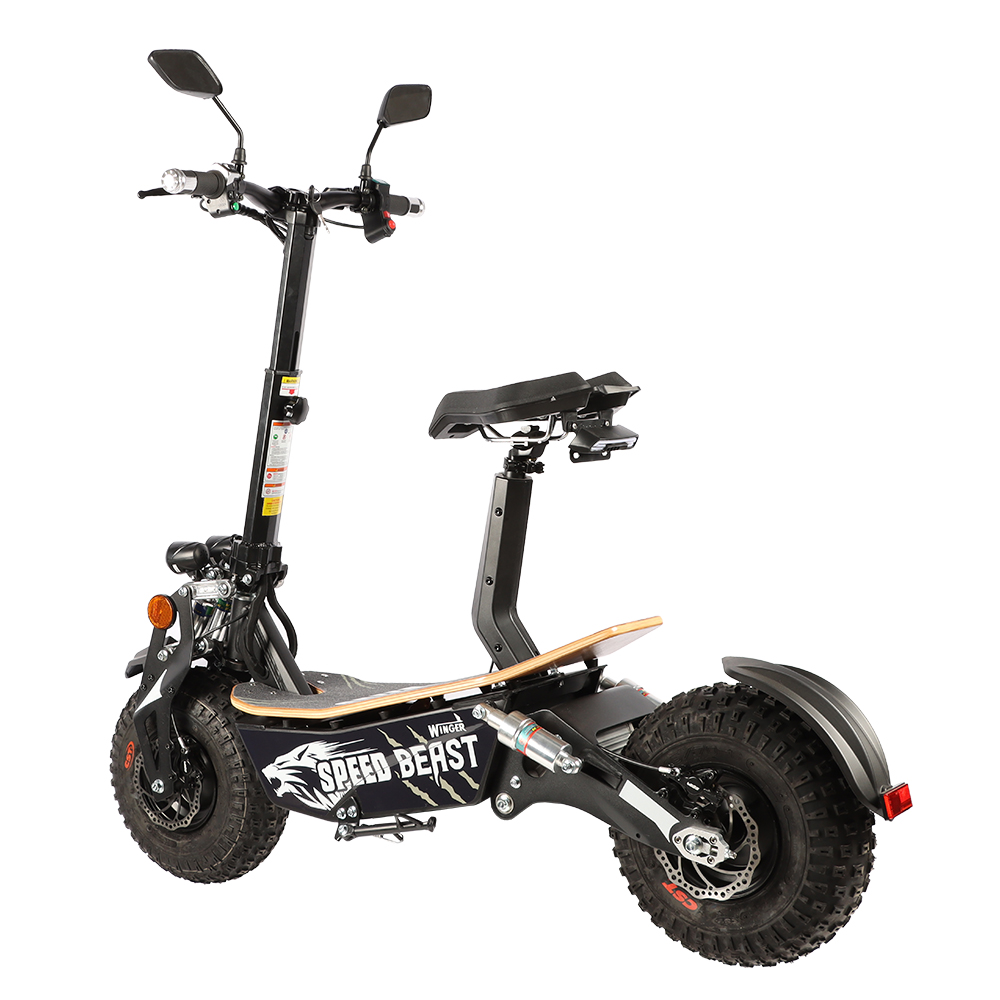 Potente Scooter Elétrica de Roda Grande de 14 polegadas 3000W