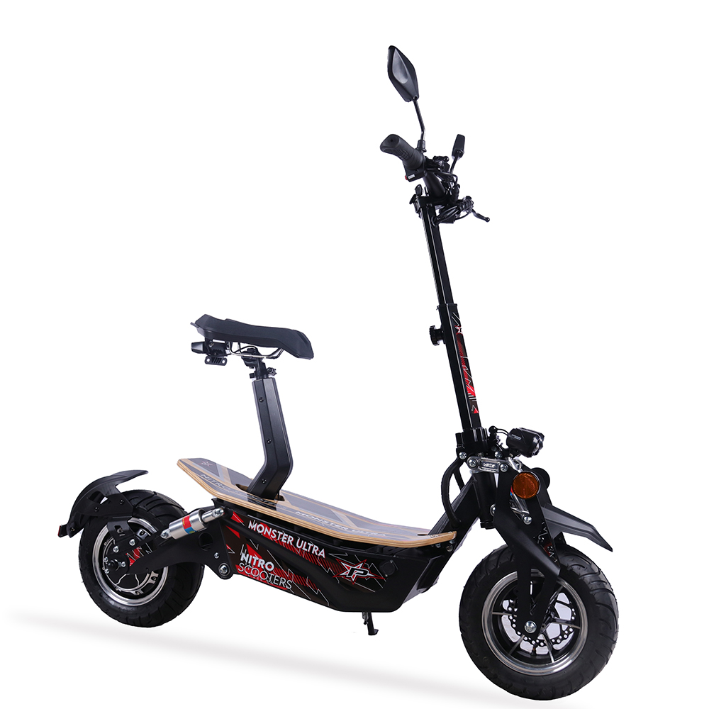 Scooter elétrico com motor de cubo de roda grande Winger 48v 1600w